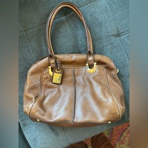 B Makowsky Brown Leather Bag